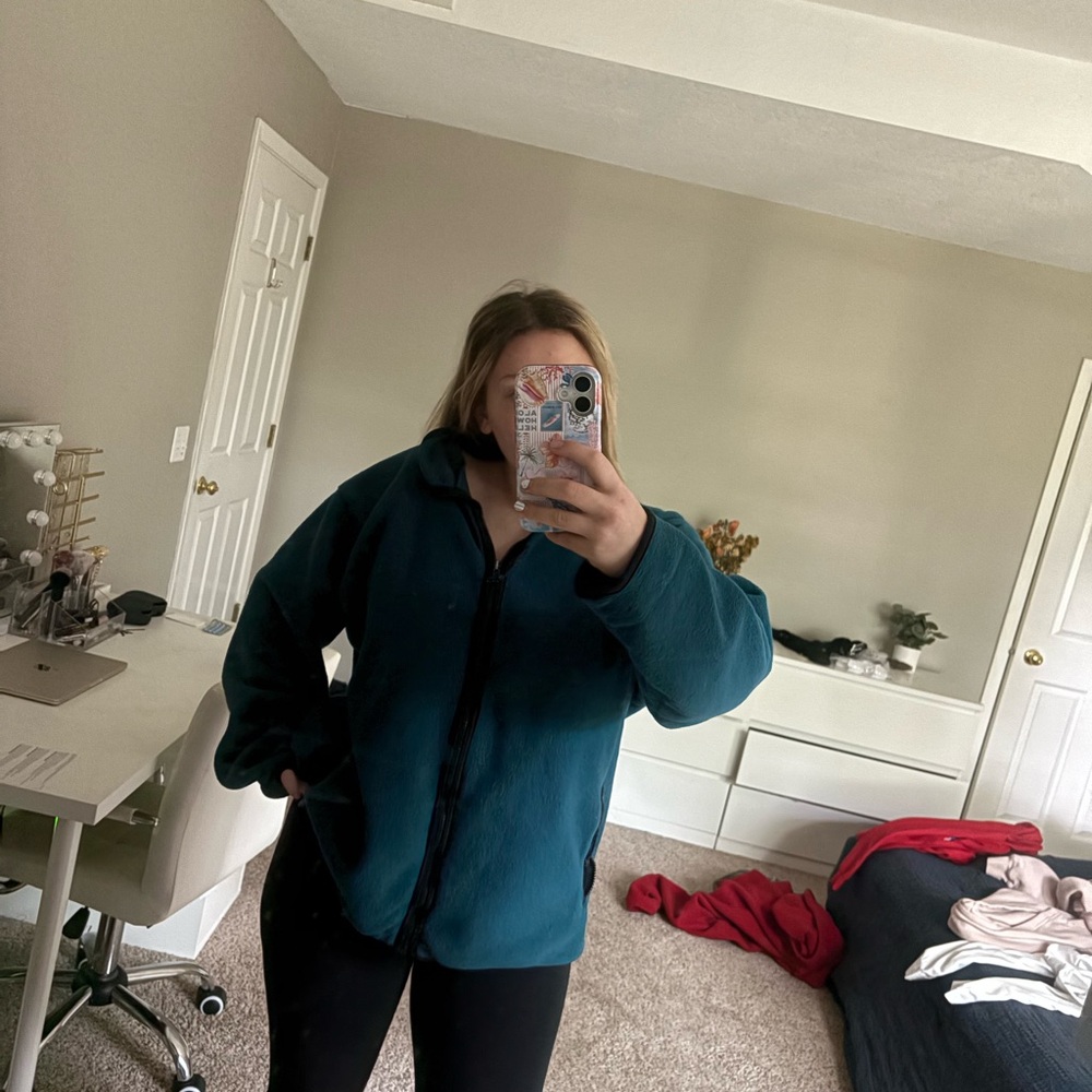 REI Women's Teal Puffer Jacket